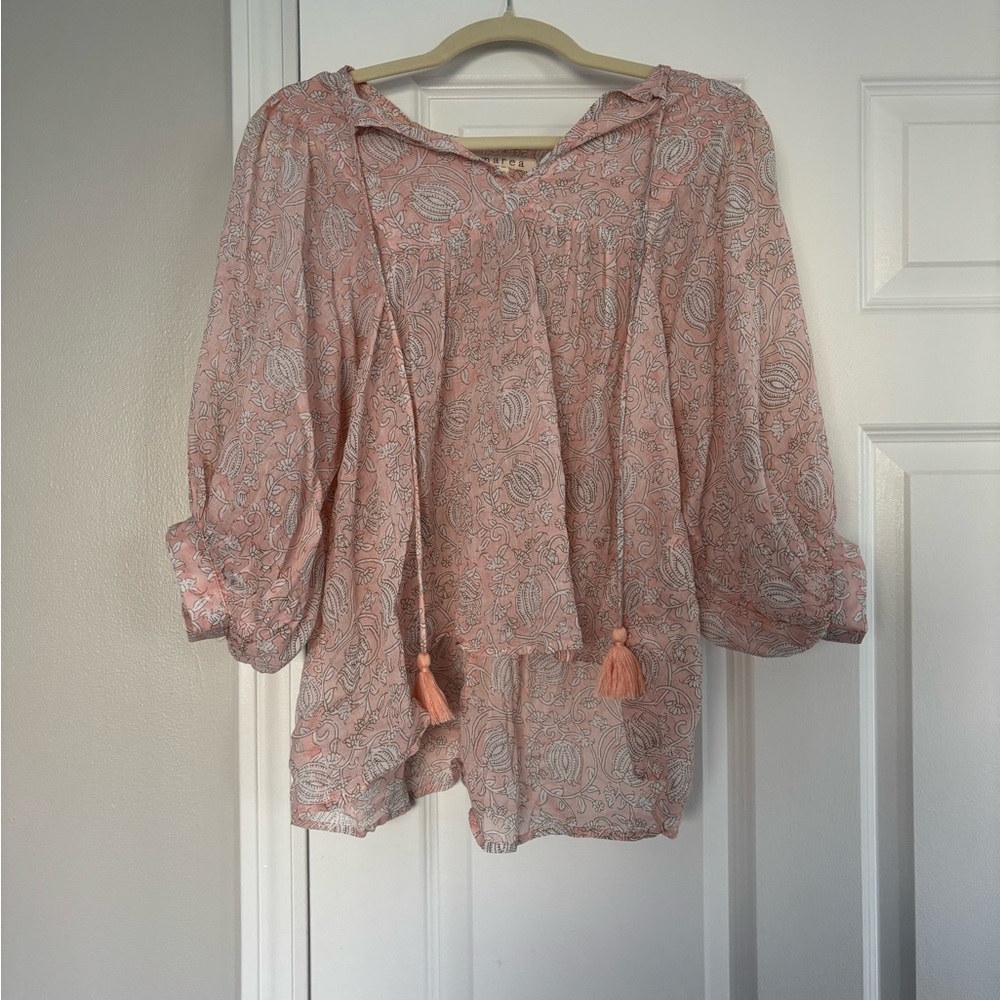 Marea Floral Pink Women's Top